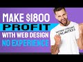 How To Make 1800$ Profit Providing Web Design Services With NO Experience