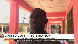 Limited Voter Registration: EC exercise hindered by technical challenges in Nkwanta South - Adom TV.