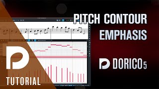 Pitch contour emphasis | Dorico 5