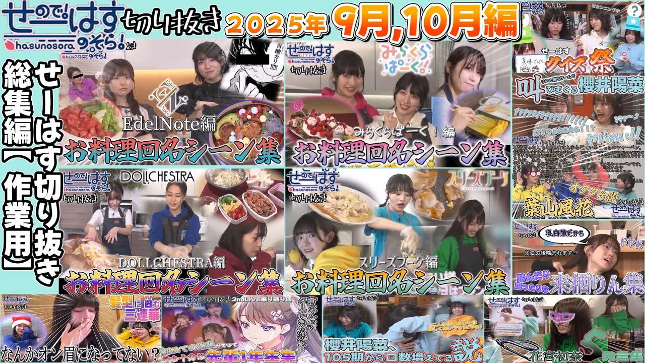 【作業用】せーはす切り抜き総集編⑬ ～2025年9,10月編～