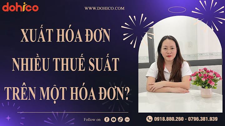 Mmotj hóa đơn có thể xuất hai thuế xuất không