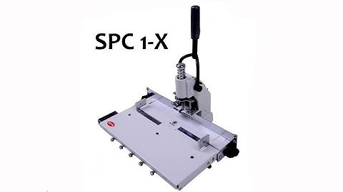SPC 1-X Paper Punch - for 6 hole ring binder punching