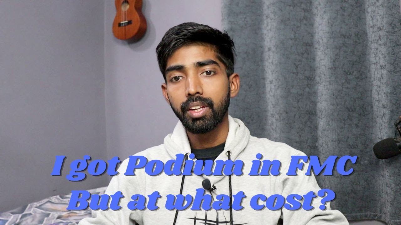 How I got my First Podium in FMC in Hindi YouTube