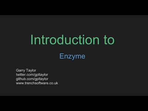 Introduction to Enzyme