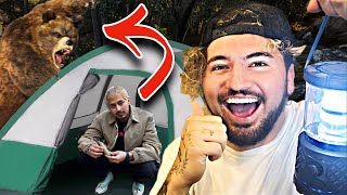 I Went Camping In The Middle Of A Forest!!!