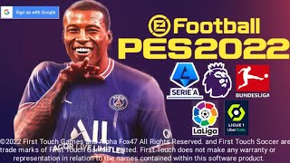 FTS 22 Mod PES Efootball 2022 LATEST TRANSFER & NEW KITS 2021 22 300MB Android Offline 4K Graphics