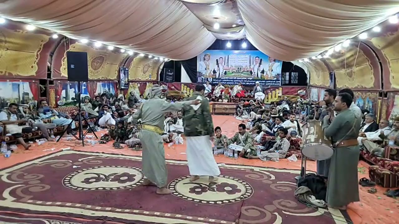 مزمار الطامع رقص علي صالح الشاوش واحمد عبدالاله الضريبي عرس عبدالجليل واكرم الحضوري قرية الخبار رداع