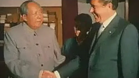 1972 PRESIDENT NIXON MET CHAIRMAN MAO 毛主席会见了尼克松总统 - 天天要闻