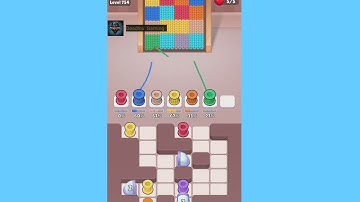Color Knitzy Level 754. Walkthrough Gameplay