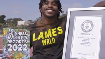 #WorldRecords #motivation - The - Fastest Man On Two Hands - wrestler and athlete Zion Clark.