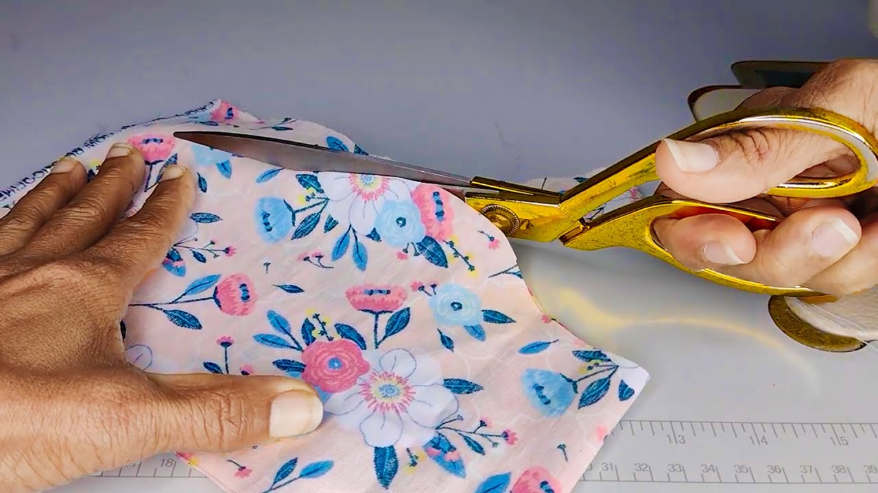 Barrado FÁCIL com Recorte GASTANDO POUCO Costurar Pano de Prato Costura Criativa Passo a Passo