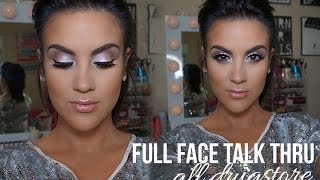 Full Face Talk Thru (Prom) Makeup Tutorial: ALL DRUGSTORE