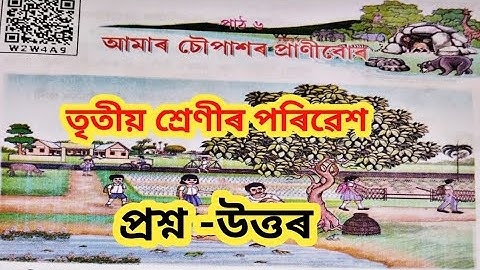 SCERT Assam Class 3 EVS| Lesson 6: আমাৰ চৌপাশৰ প্ৰাণীবোৰ | Question Answers @Amarporhashali
