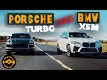 2021 Porsche Cayenne Turbo Coupe vs. BMW X5M vs. X6 M50 | A Fast SUV Drag Race