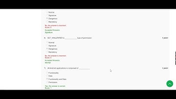 Android Mobile Application Development | WEEK-4 Quiz Solution
