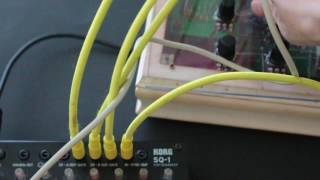 Cat Full of Ghosts' Hell Synth with CV controls and Low Pass Gate
