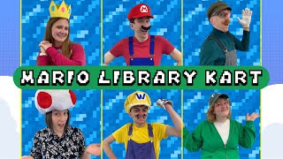 "Color Our World" Summer Reading PSA 2025 (Mario Library Kart)--Luigi Version!