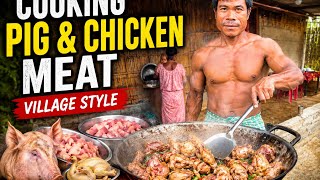 Cooking Pig 🐷,Chicken In Desi Style 🥵