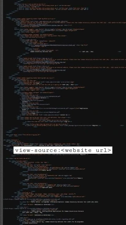 View Source Code of Websites in Android Phone | Chrome Browser | Edubasics | #shorts #youtubeshorts