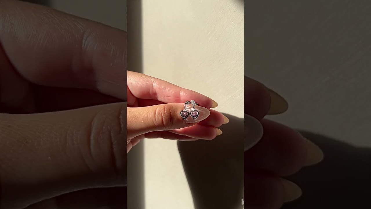 ❤️ My First Dangle Heart Earrings | Hypoallergenic & Safe! ❤️