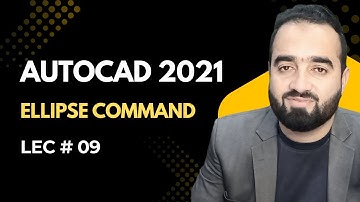 Autocad Tutorial For Civil Engineers | How to Draw Ellipse In Autocad | Ellipse Command In Autocad.