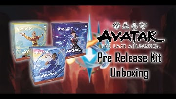 Avatar: The Last Airbender Prerelease Kit Unboxing - Magic the Gathering
