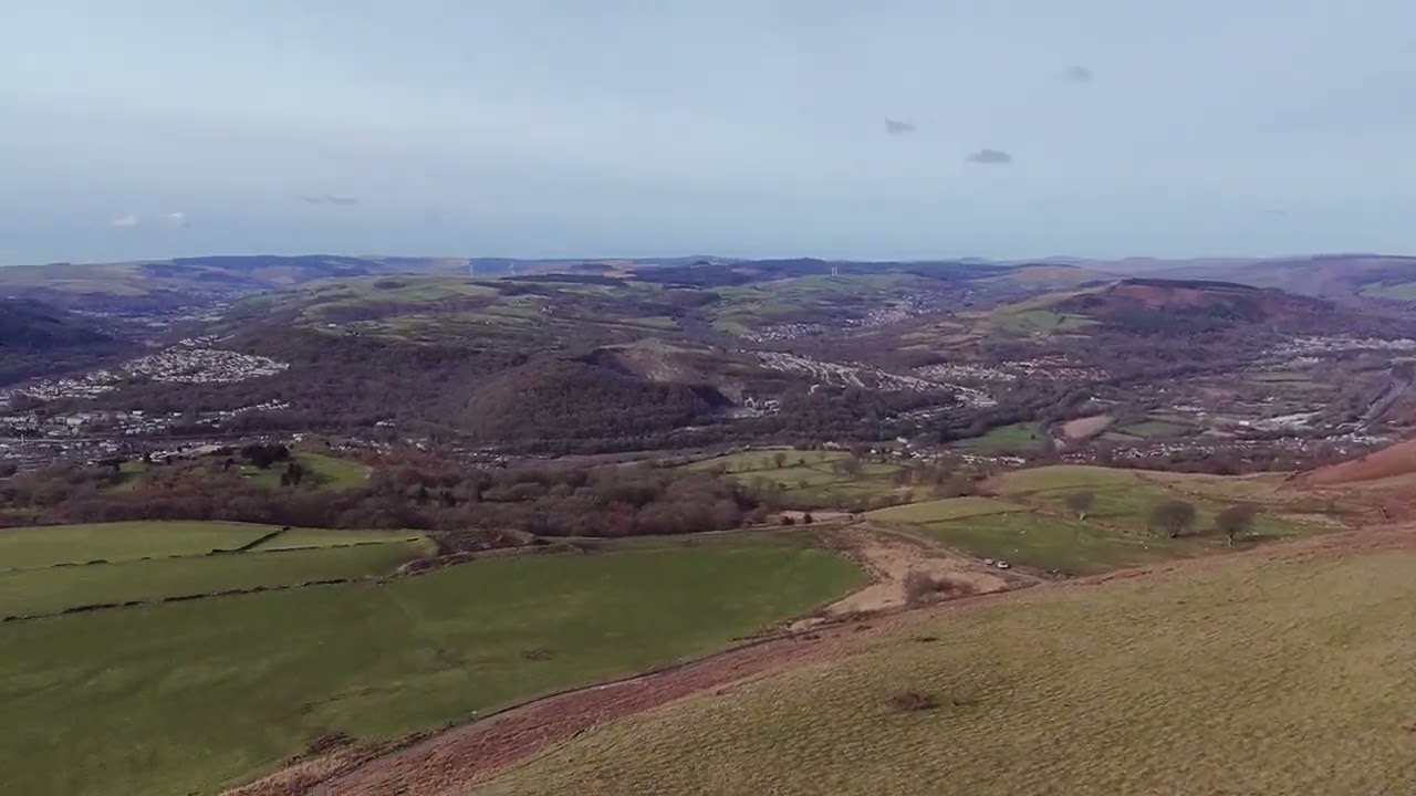 Eglwysilan Mountain Summit Drone Flight