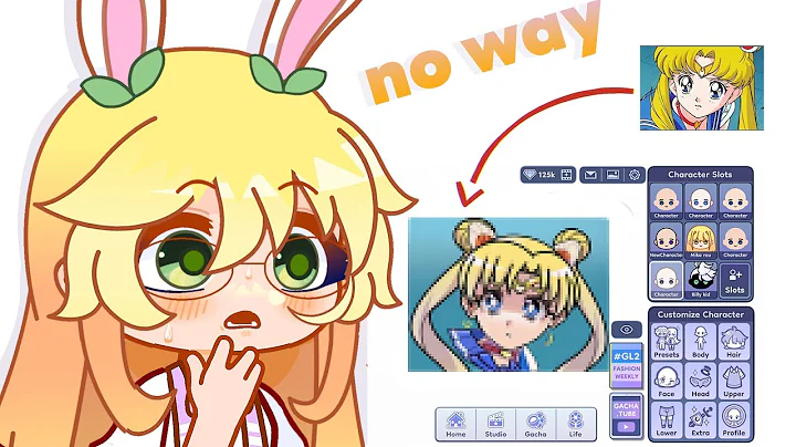 the sailor moon redraw challenge style in gacha life 2  😮👌✨ - DayDayNews