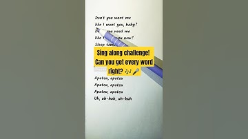 Learn English Through Song : APT with ROSE & Bruno Mars #shorts