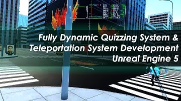 Fully Dynamic Quizzing System & Teleportation System Development for VR || Unreal Engine 5