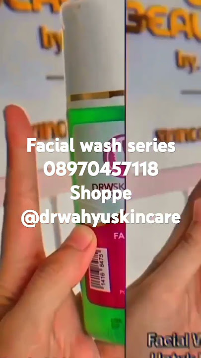 drw skincare facial wash series
