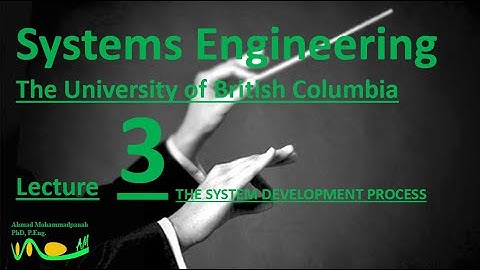 Lecture 3.  Understanding Systems Engineering and Life Cycles