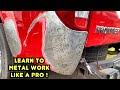 ✅ How to Perfect Metal Work The Side of Rolled Over Nissan Frontier