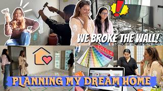 We broke the WALL of MY DREAM HOME🔨 Interior Designer Planning has begun! Sarah Squad Home Ep2