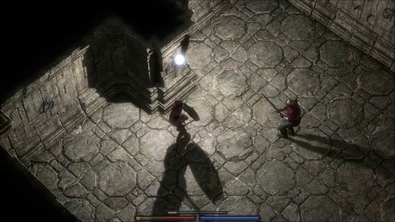 Exanima Expert arena naked mace+shield practice YouTube