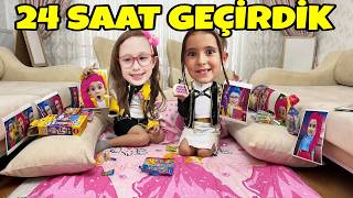 BAHAR VE BANU ALYA RUMİ MİRA OLDU 24 SAAT SALONDA YAŞADI !!