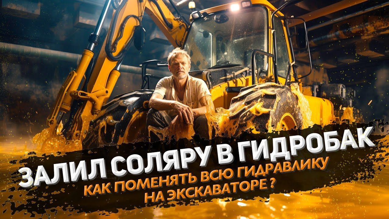 КАК ПОМЕНЯТЬ ВСЮ ГИДРАВЛИКУ В ЭКСКАВАТОРЕ ПОГРУЗЧИКЕ | Клиент перепутал ...