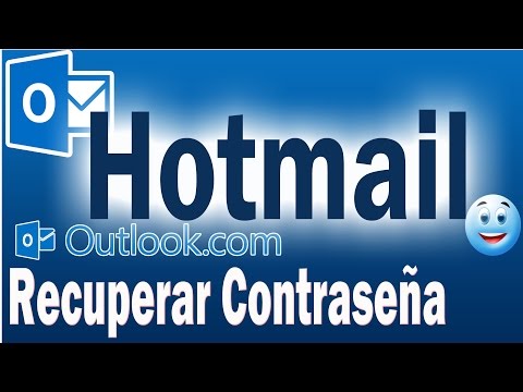 Como Recuperar Contraseña de Hotmail  | Recuperar Contraseña de Correo Electrónico Hotmail