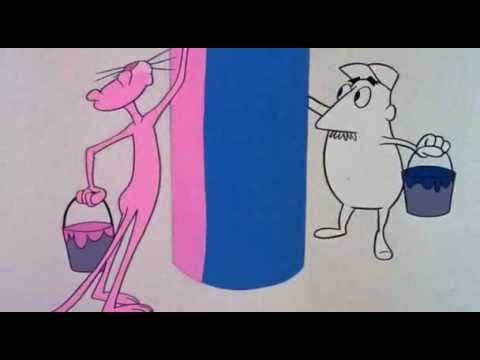 (1964) -Desenho animado produzido em 1964 na sÃ©rie "Pink Panther" com o tÃ­tulo no original "The Pink Phink". Um pintor esta usando tinta azul para colorir a casa, mas nossa heroina resolve intervir e utilizar sua cor preferida. 1964) Cartoon-produced in 1964 in the "Pink Panther" with the title in the original "The Pink Phink. A painter is using blue ink to color the house, but our heroine decides to intervene and use their favorite color.