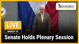 LIVE: Senate Holds Plenary Session | March 10, 2026
