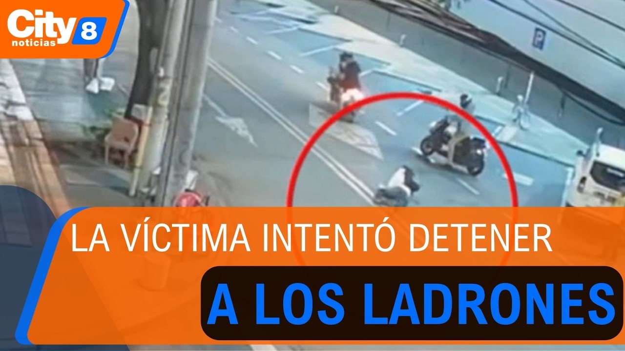 Violento hurto en el norte de Bogotá: víctima fue arrastrada por varias cuadras | CityTv