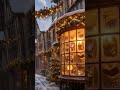 POV: you’re walking alone through a snowy winter alley ❄️