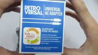 RETRO-BIT UNIVERSAL AC POWER ADAPTER FOR NES/SNES/GENESIS US PLUG