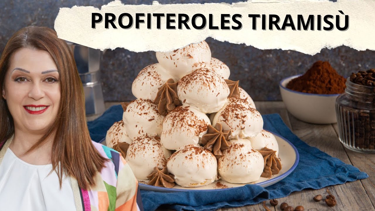 Profiteroles tiramisù: l'unione di due dolci golosissimi!