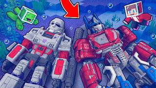 JJ and Mikey Found The TRANSFORMERS Underwater in Minecraft - Maizen