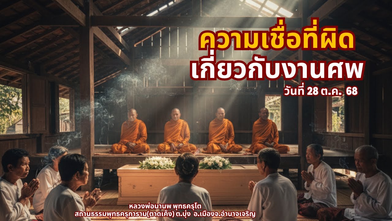 ความเชื่อที่ผิด เกี่ยวกับงานศพ (28 ต.ค. 68)