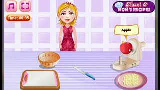 Jeux cuisine hazal and mom's recipes Almond And Apple Cake screenshot 1