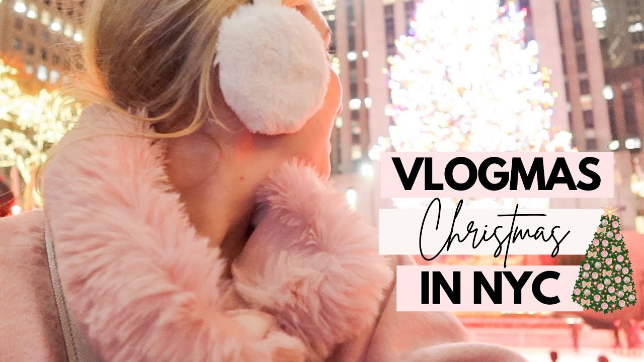 CHRISTMAS IN NYC! Vlogmas Day 8!