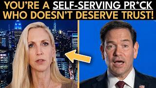 Ann Coulter GOES NUCLEAR on Marco Rubio and MAGA War Lies LIVE