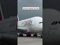 Emirates (A 380 ) powerfull takeoff #airplane #runway #viralvideo #emirates #aviation #shorts